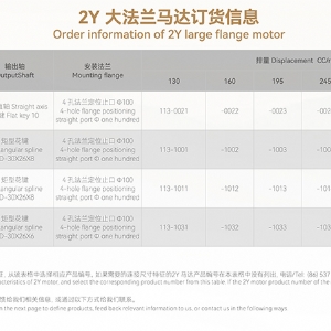 2Y系列擺線液壓馬達(dá)